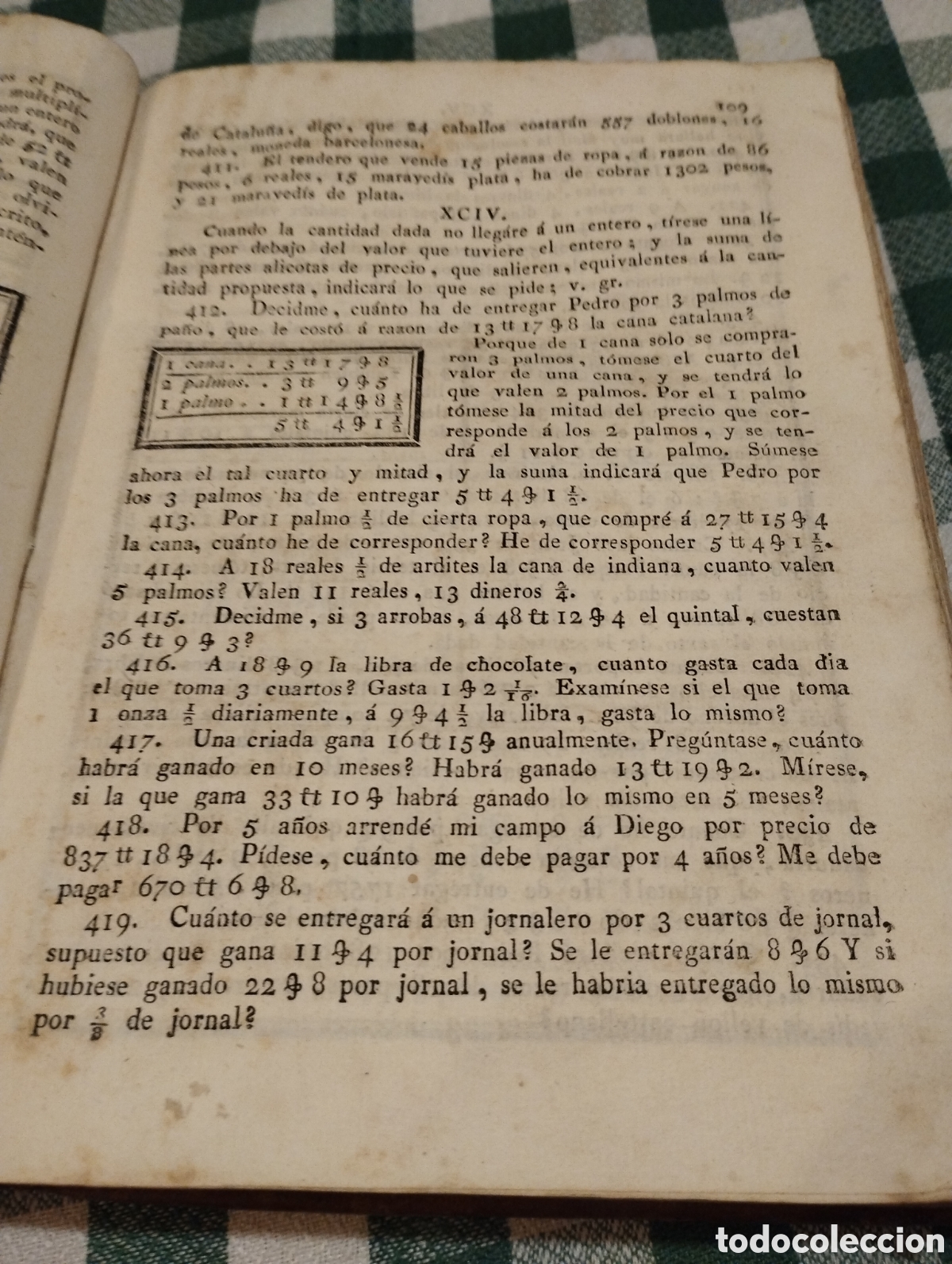 Libros antiguos: Elementos de aritm&eacute;tica n&uacute;merica y literal a&ntilde;o 1819 - Foto 6