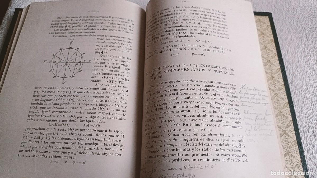 Libros antiguos: Compendio de &aacute;lgebra elemental y trigonometr&iacute;a rectil&iacute;nea. GIM&Eacute;NEZ DE CASTRO - Foto 11