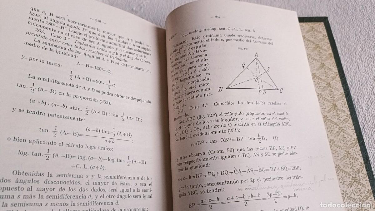 Libros antiguos: Compendio de &aacute;lgebra elemental y trigonometr&iacute;a rectil&iacute;nea. GIM&Eacute;NEZ DE CASTRO - Foto 13