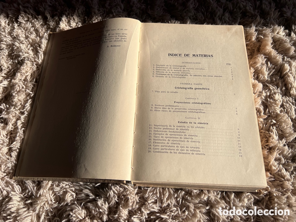 Libros antiguos: Cristalografia de A.K.Boldyrev 1934 - Foto 3