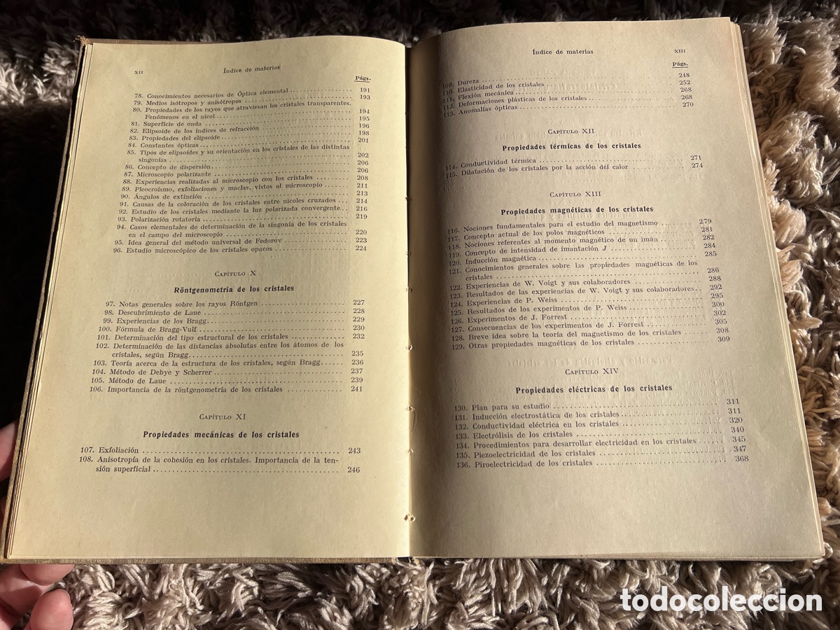 Libros antiguos: Cristalografia de A.K.Boldyrev 1934 - Foto 5