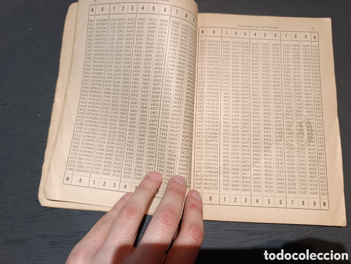Libros antiguos: Tablas de Logaritmos. V&iacute;ctor Casado Paredes. 1910 - Foto 3