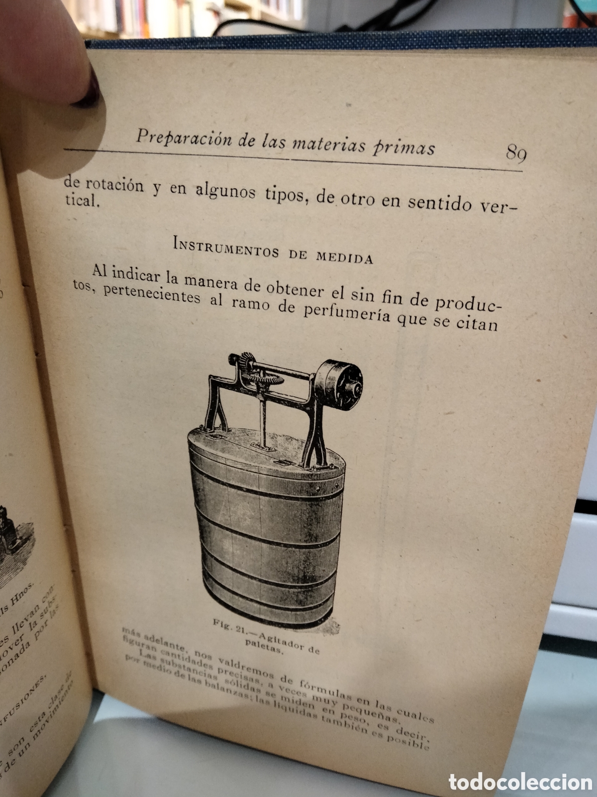 Libros antiguos: Manual del perfumista - Antonio Rossi - Foto 4