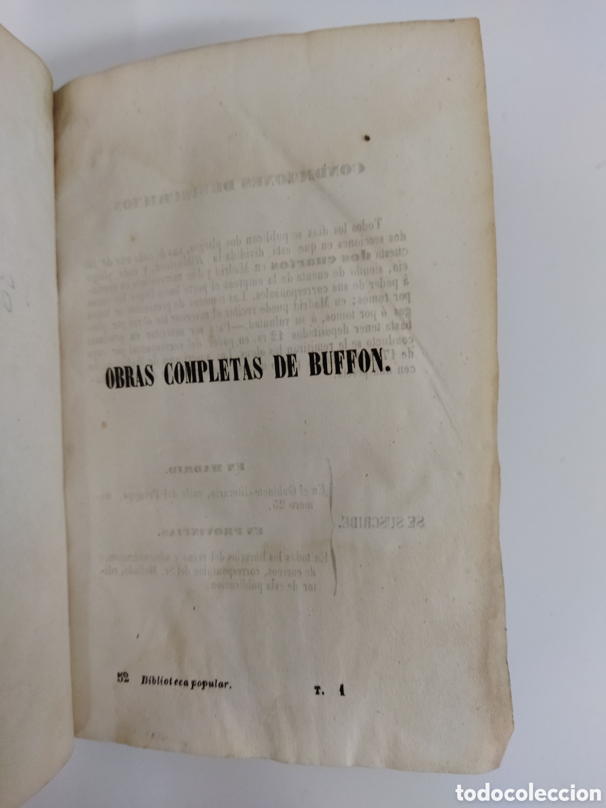 Libros antiguos: Obras completas Buffon 1847 35 vol&uacute;menes - Foto 10