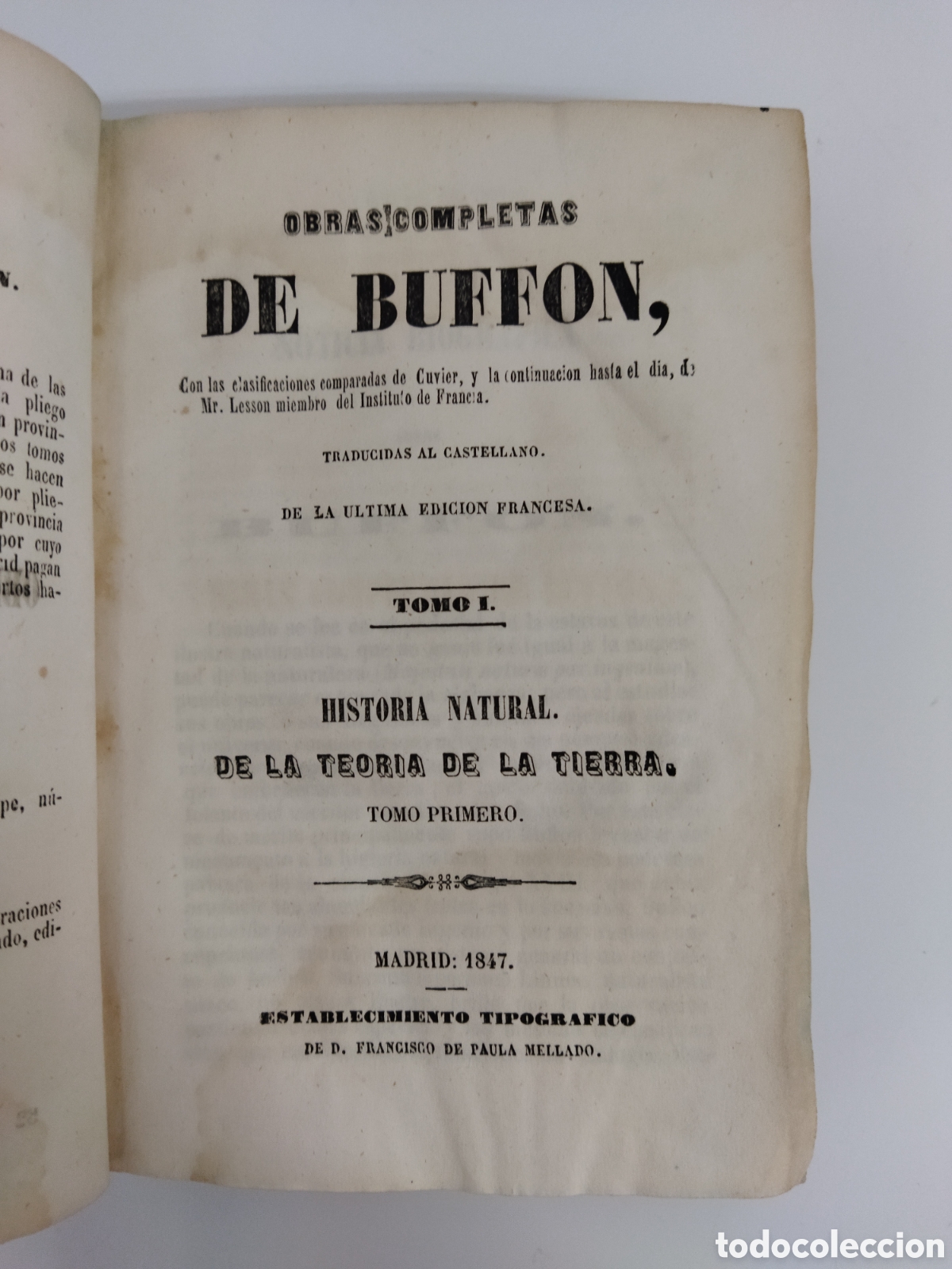 Libros antiguos: Obras completas Buffon 1847 35 vol&uacute;menes - Foto 11