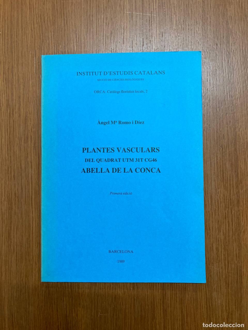 Libros antiguos: Plantes Vasculars Abella de la Conca - Foto 1