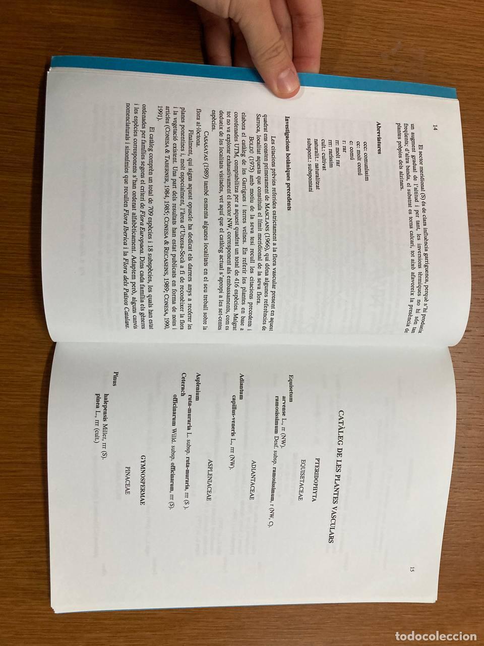 Libros antiguos: Plantes Vasculars Sarroca de Segri&agrave; - Foto 2