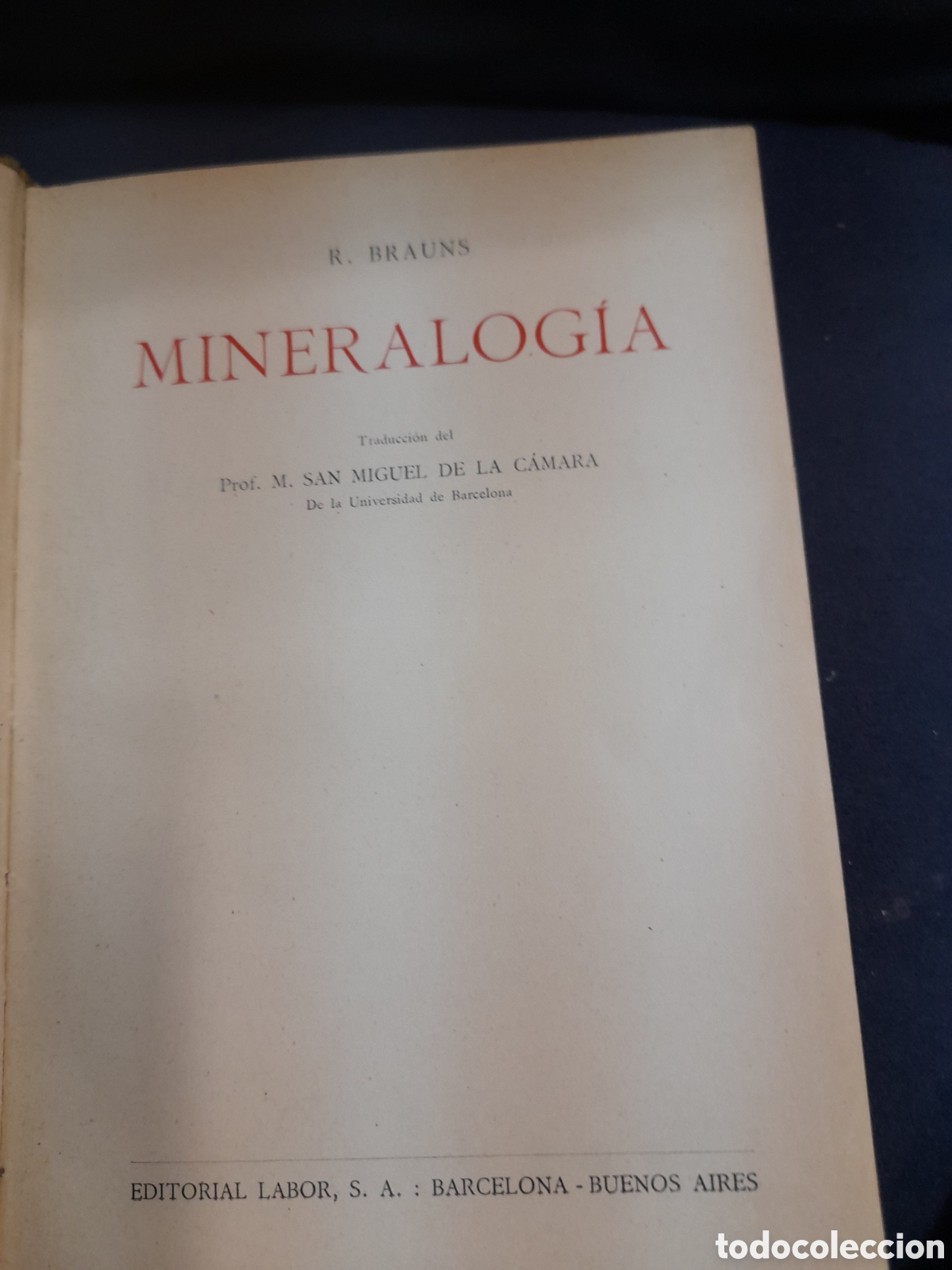 Libros antiguos: Mineralogia, Editorial Labor de 1927 - Foto 2