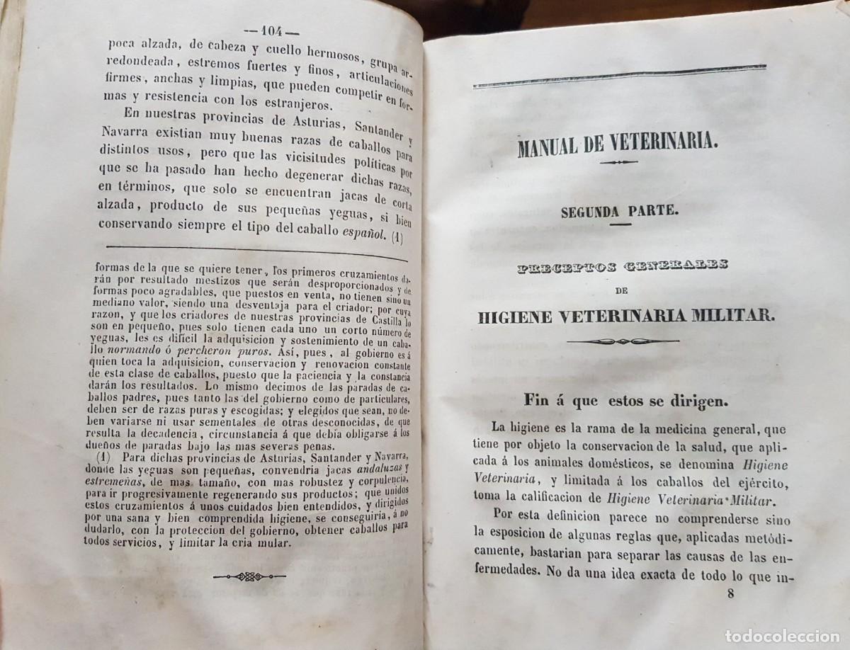 Libros antiguos: Manual de Veterinaria 1851 - Foto 9