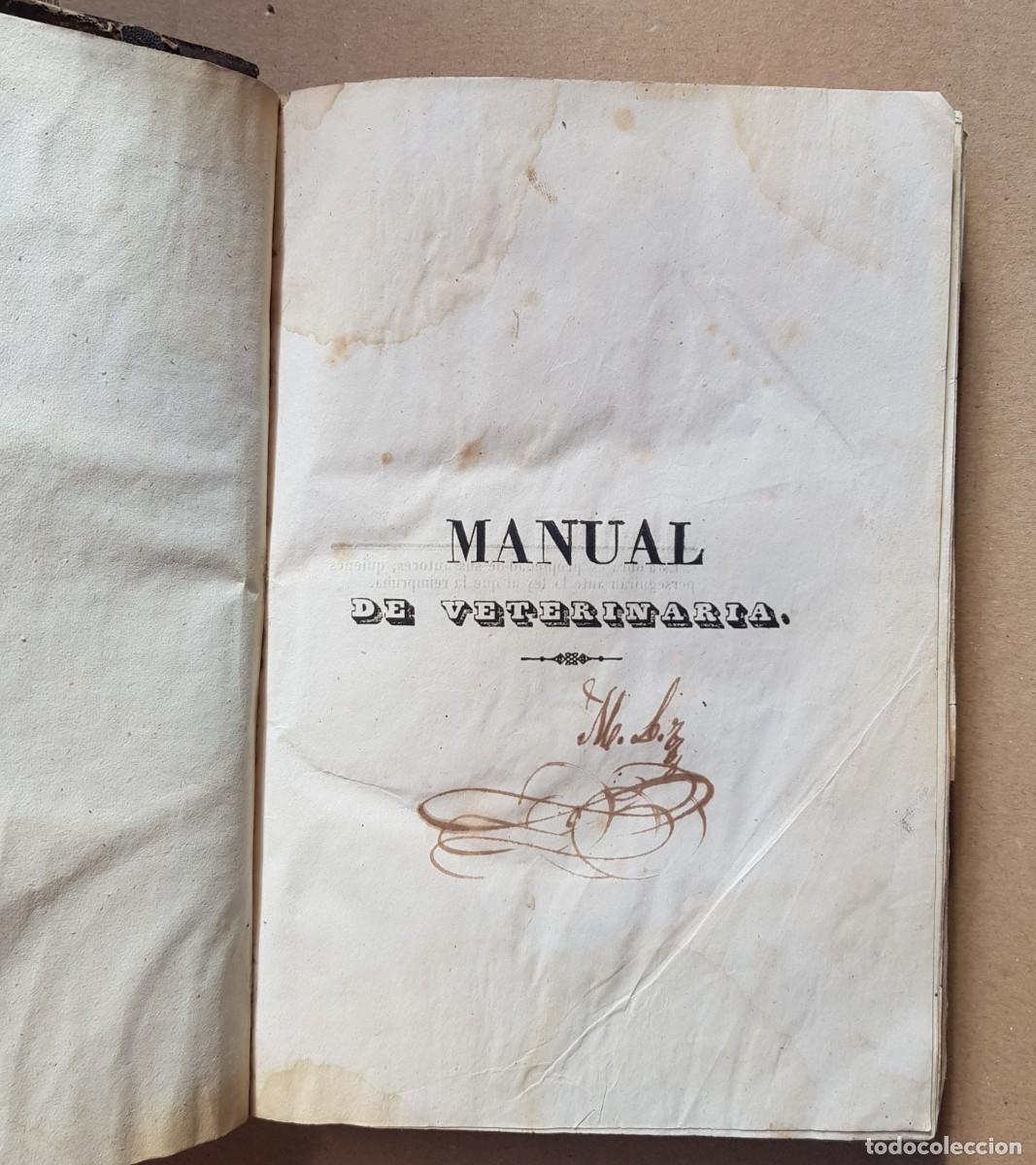 Libros antiguos: Manual de Veterinaria 1851 - Foto 15