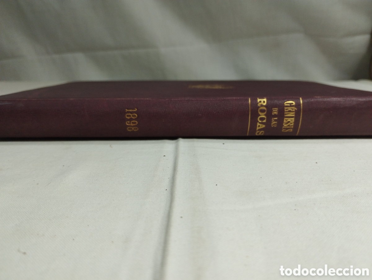 Libros antiguos: G&eacute;nesis de las rocas. Gonzalo Moragas, 1898 - Foto 3