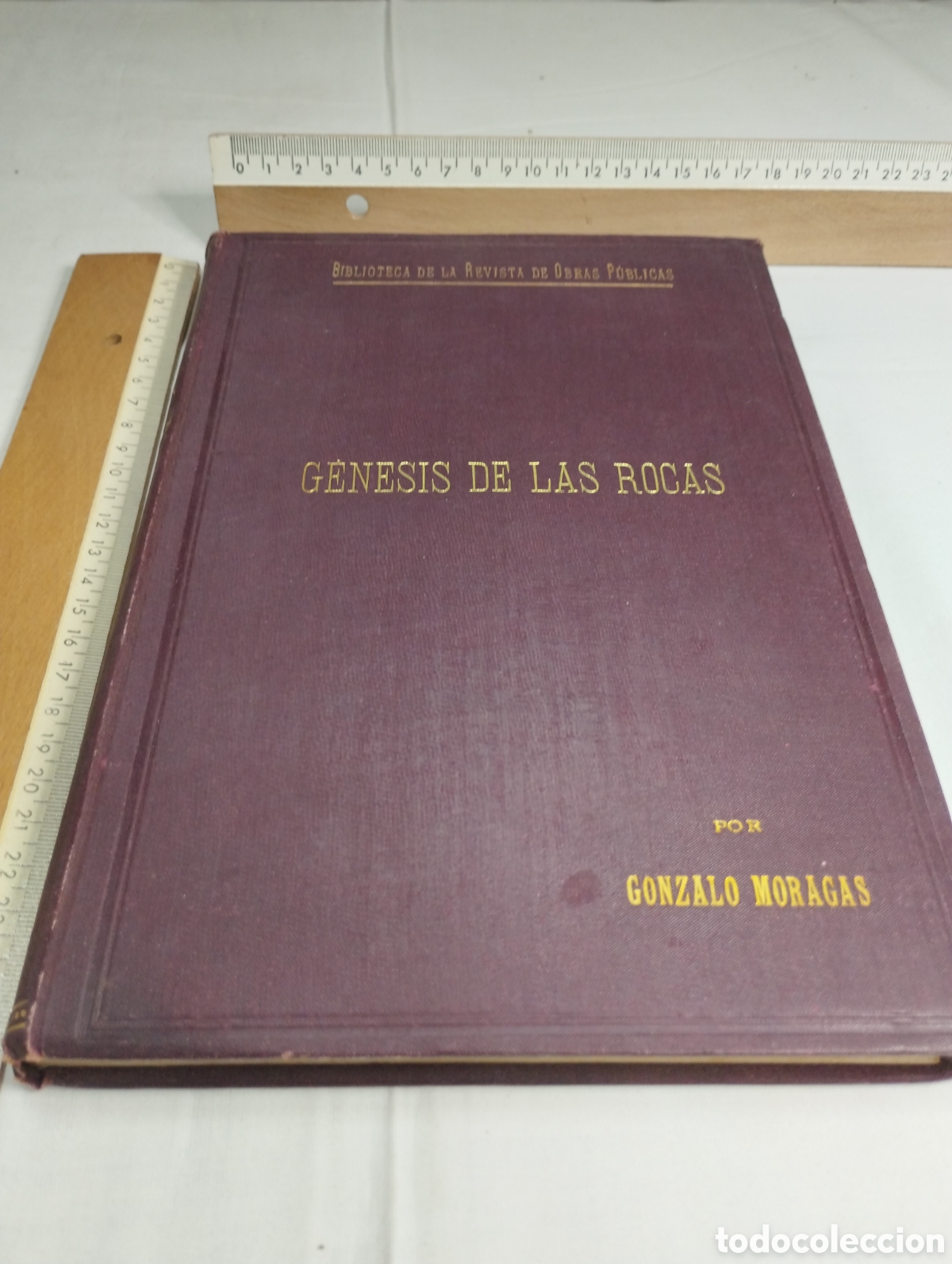 Libros antiguos: G&eacute;nesis de las rocas. Gonzalo Moragas, 1898 - Foto 1