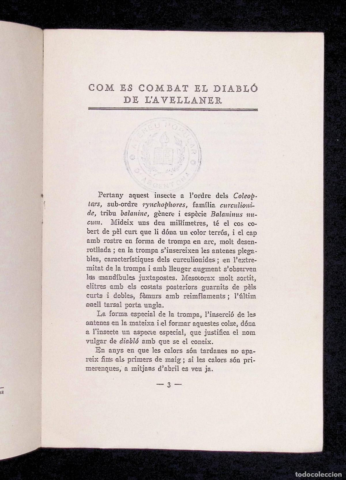 Libros antiguos: COM ES COMBAT EL DIABL&Oacute; DE LAVELLANER. - AGUIL&Oacute;, Joan. - Foto 2