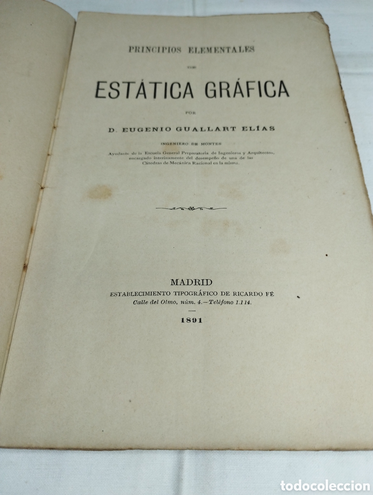 Libros antiguos: Est&aacute;tica gr&aacute;fica. Eugenio Guallart, 1891 - Foto 2