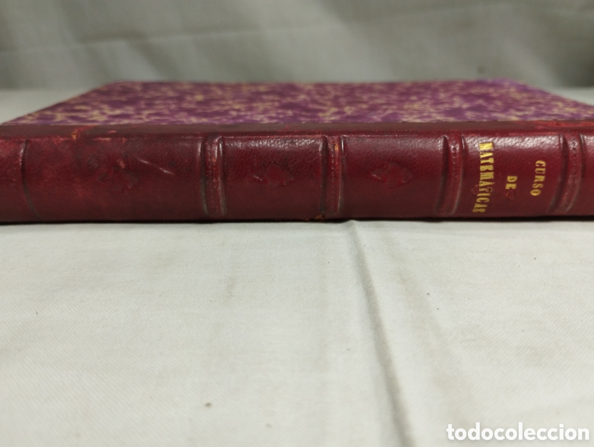 Libros antiguos: Curso elemental de matem&aacute;ticas. Nicol&aacute;s J. A. Rubio, 1896 - Foto 3