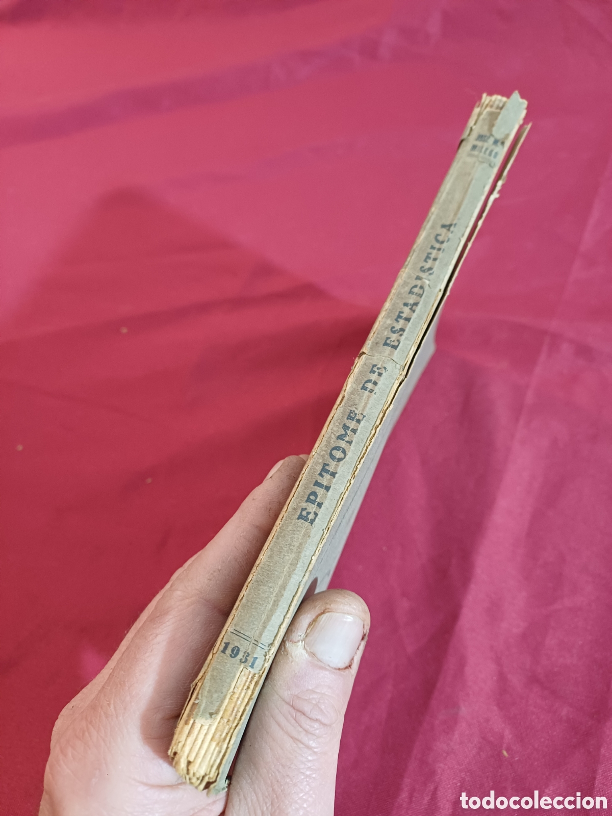 Libros antiguos: LIBRO, EPITOME DE ESTAD&Iacute;STICA, 1931 - Foto 2