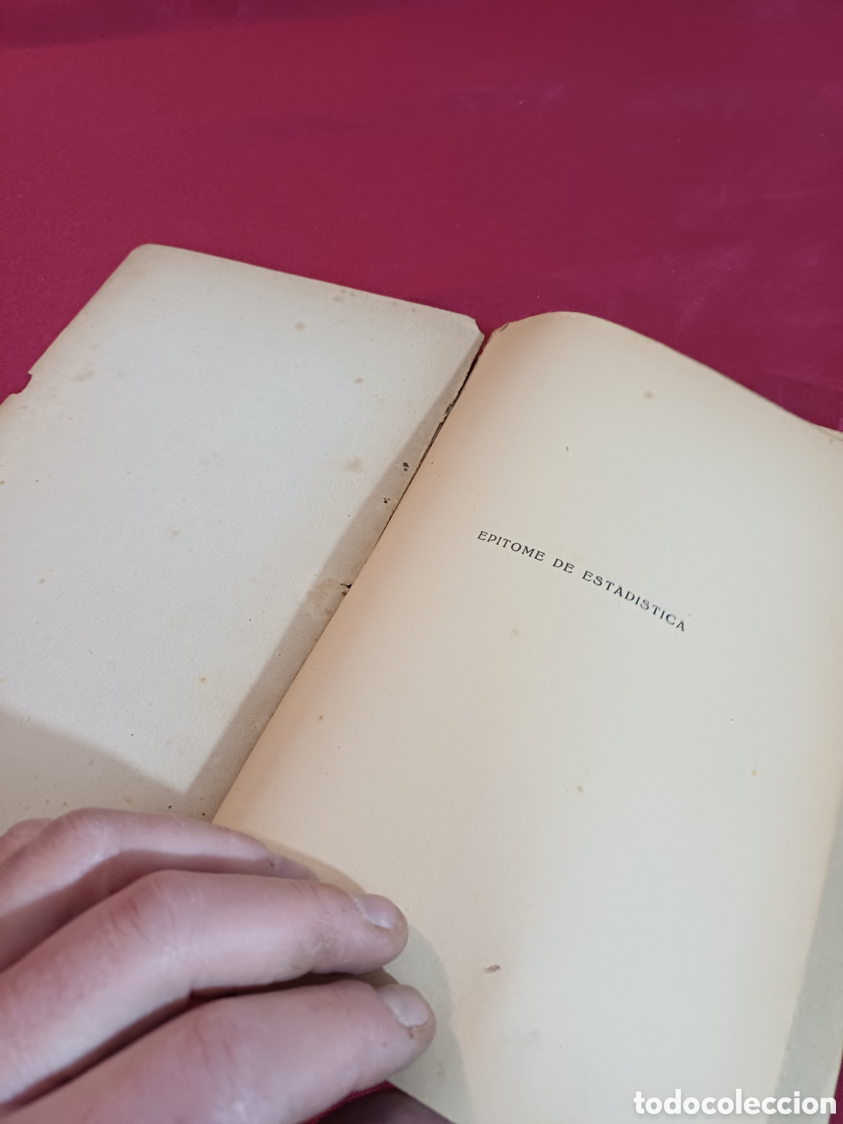 Libros antiguos: LIBRO, EPITOME DE ESTAD&Iacute;STICA, 1931 - Foto 4