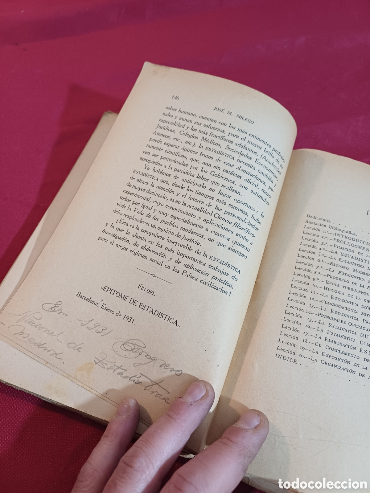 Libros antiguos: LIBRO, EPITOME DE ESTAD&Iacute;STICA, 1931 - Foto 11