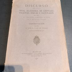 discurso de d. cecilio jiménez rueda. y contest - Compra venta en ...