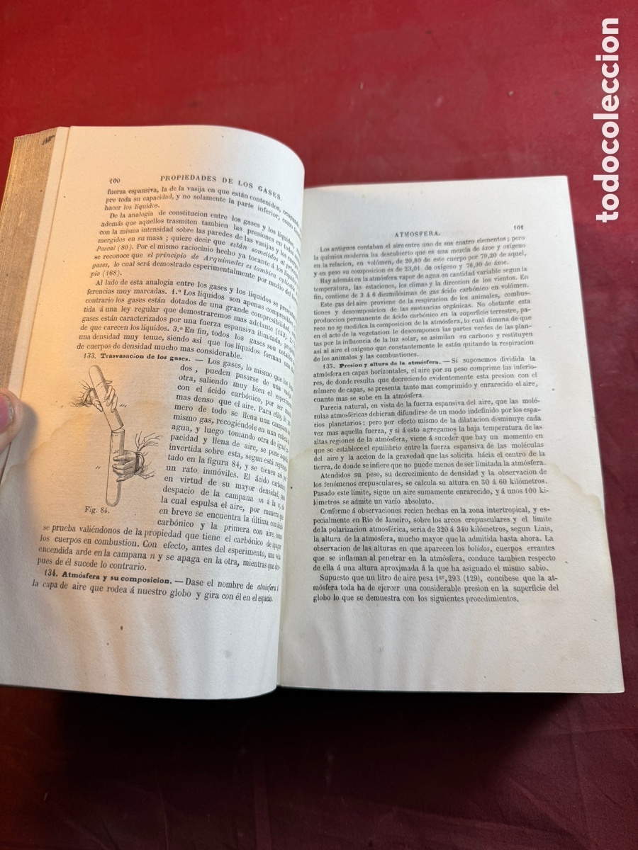 Libros antiguos: TRATADO DE F&Iacute;SICA 1871 - Foto 3