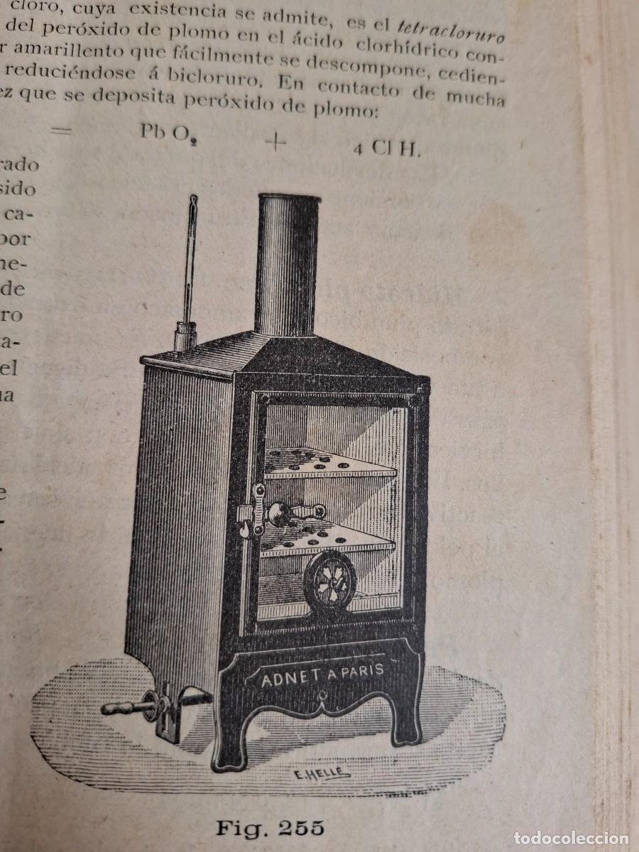 Libros antiguos: Tratado elemental de qu&iacute;mica general y aplicada - 1914 - Foto 3