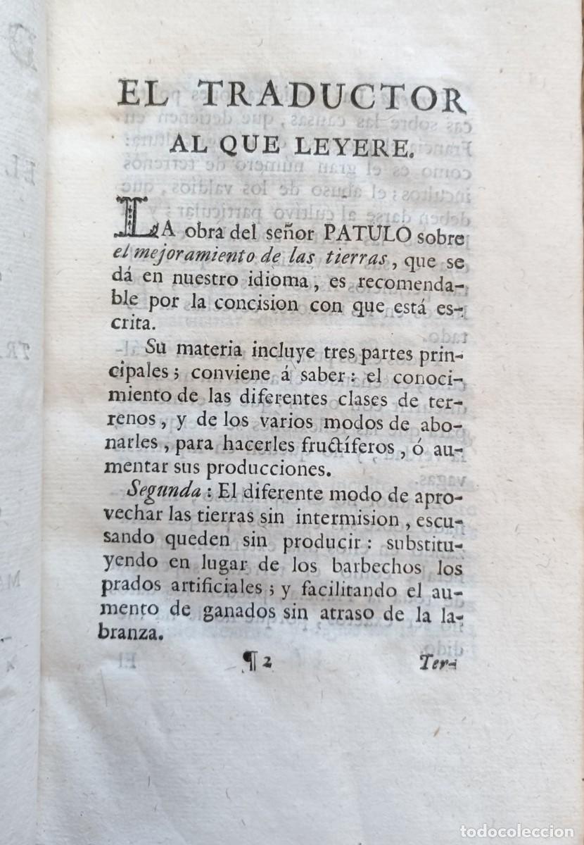 Libros antiguos: Mejoramiento terrenos 1774 - Foto 5