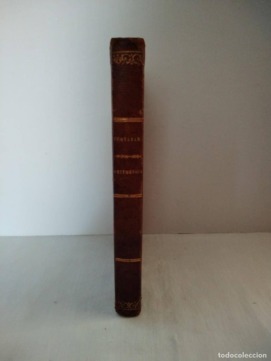 Libros antiguos: Tratado de aritm&eacute;tica Juan Cortazar - Foto 2