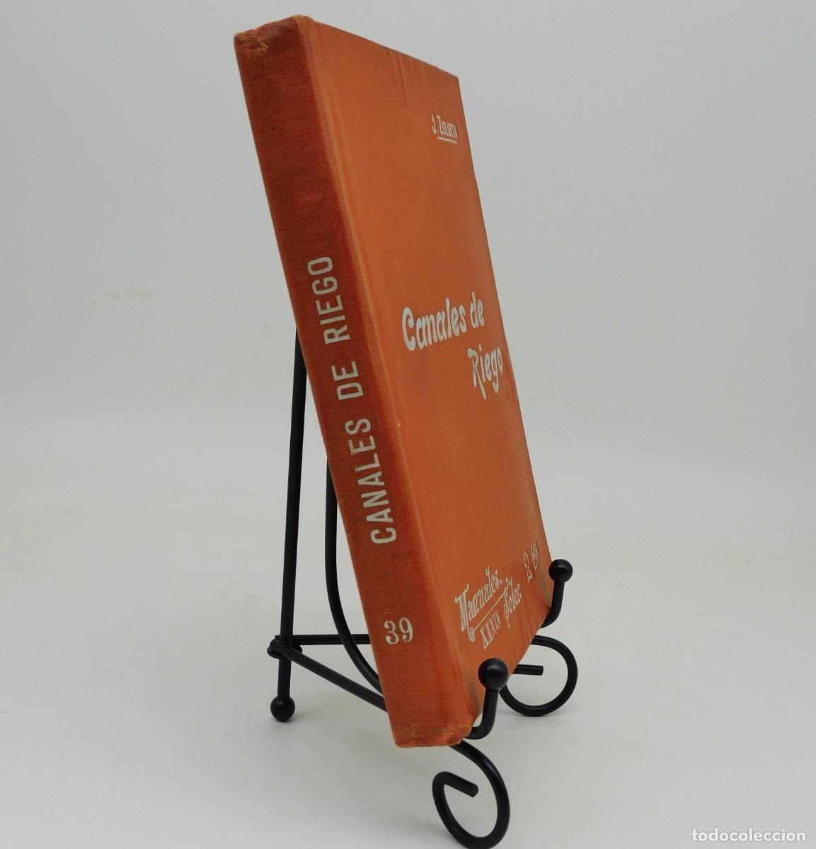 Libros antiguos: CANALES DE RIEGO - MANUALES SOLER N&ordm; 39 - Foto 3