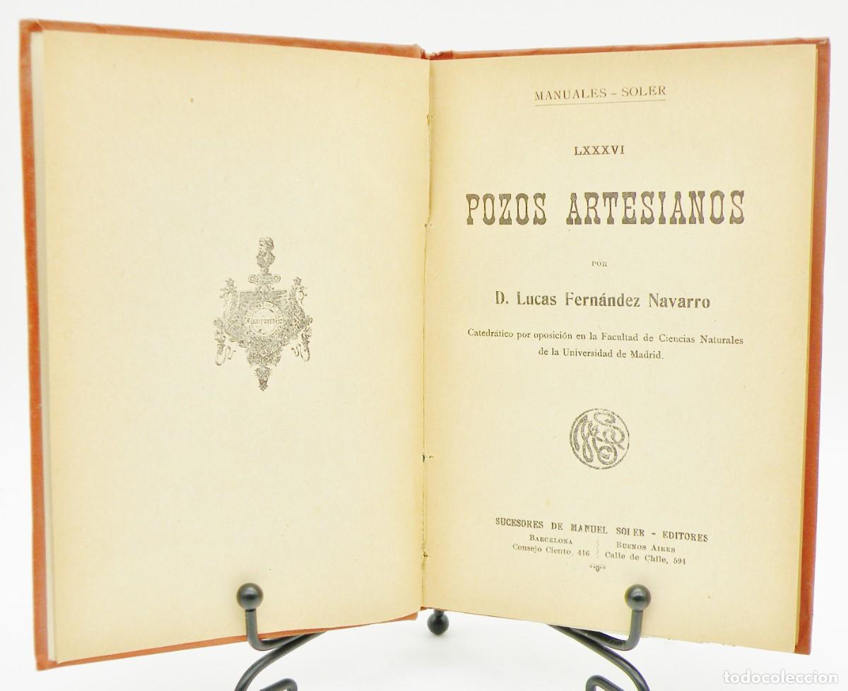 Libros antiguos: POZOS ARTESIANOS - MANUALES SOLER N&ordm; 86 - Foto 6