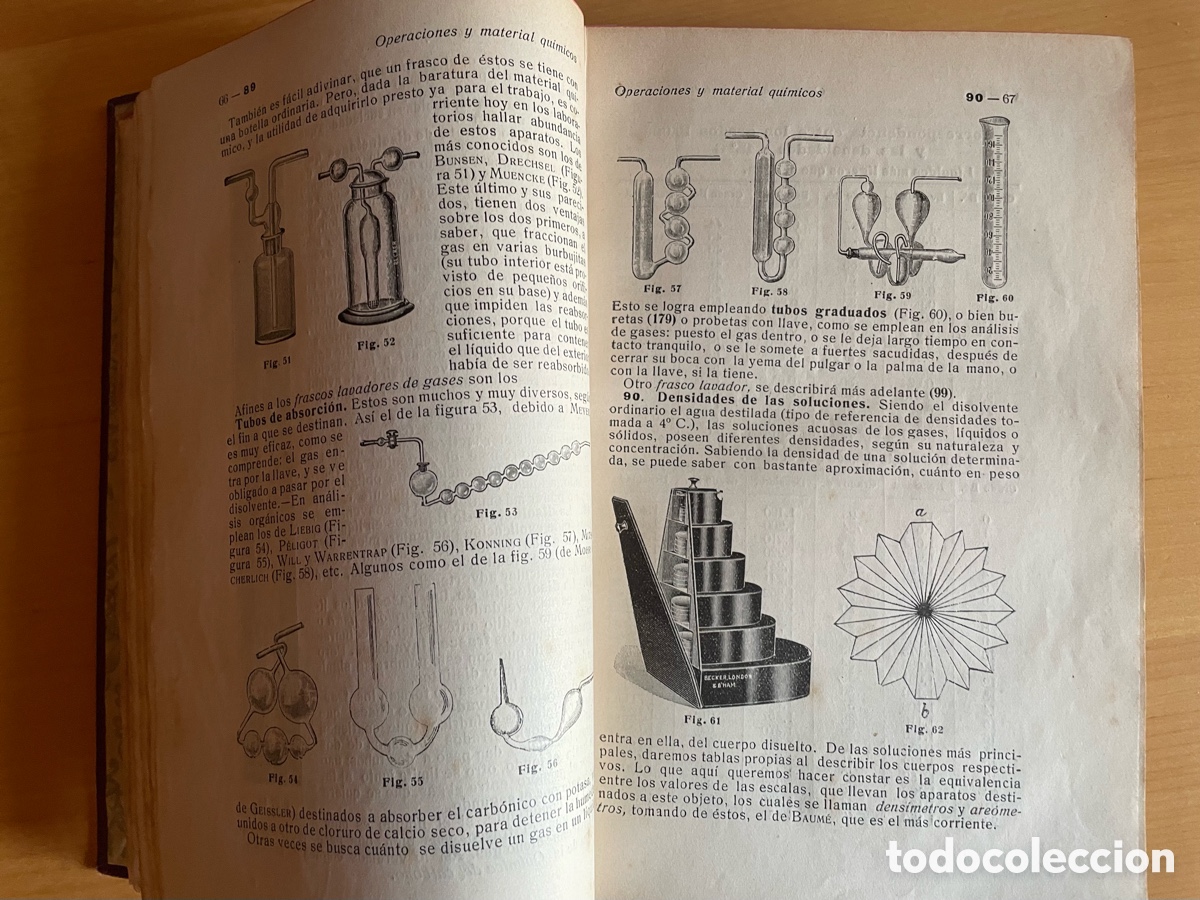 Libros antiguos: Pr&aacute;cticas qu&iacute;micas 1930 - Foto 6