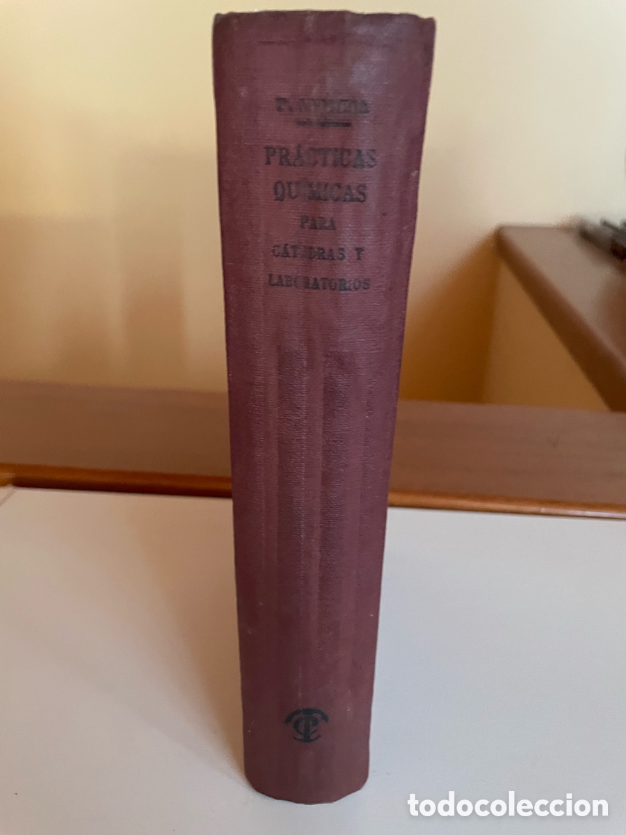 Libros antiguos: Pr&aacute;cticas qu&iacute;micas 1930 - Foto 1