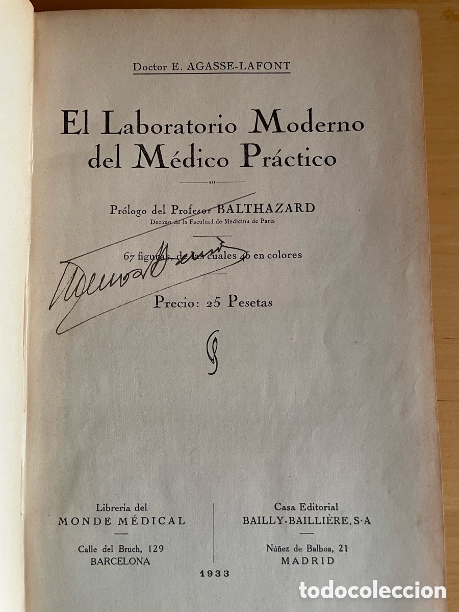 Libros antiguos: El laboratorio moderno del m&eacute;dico pr&aacute;ctico. 1933 - Foto 3