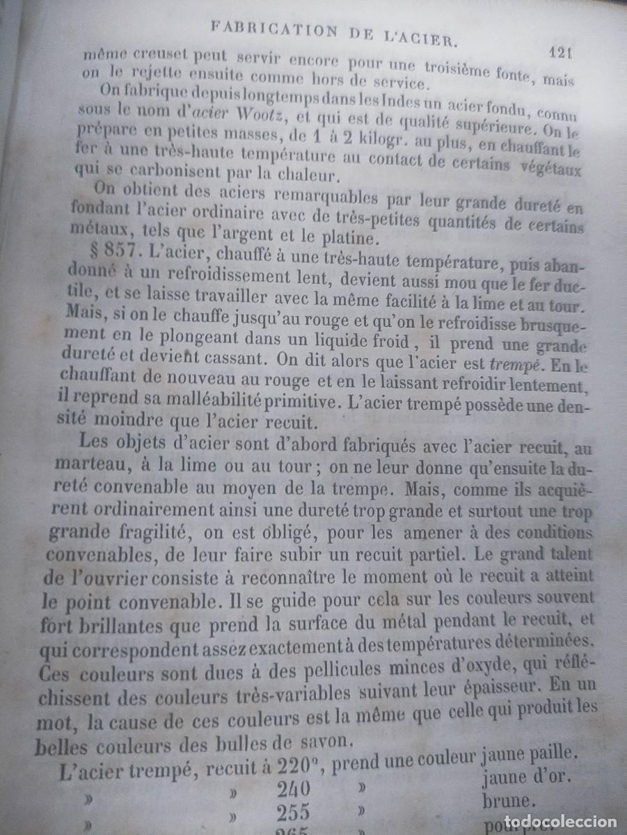 Libros antiguos: Cours &eacute;l&eacute;mentaire de chimie. - Foto 5