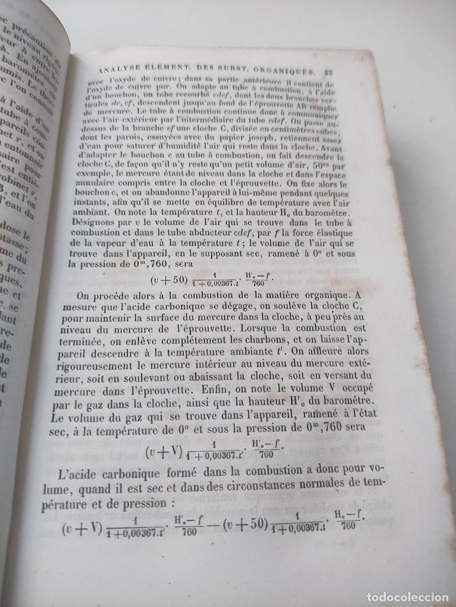 Libros antiguos: Cours &eacute;l&eacute;mentaire de chimie. - Foto 18
