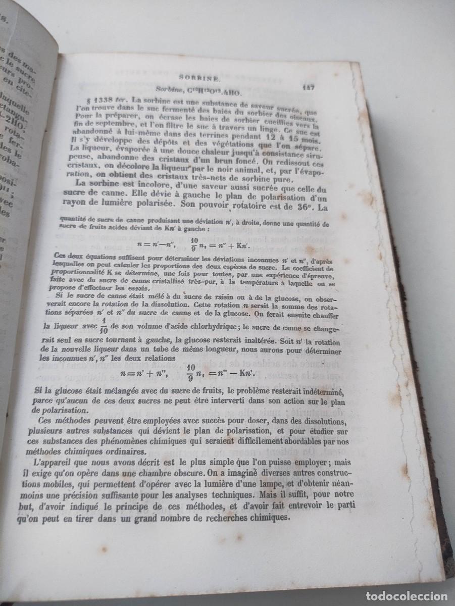 Libros antiguos: Cours &eacute;l&eacute;mentaire de chimie. - Foto 19