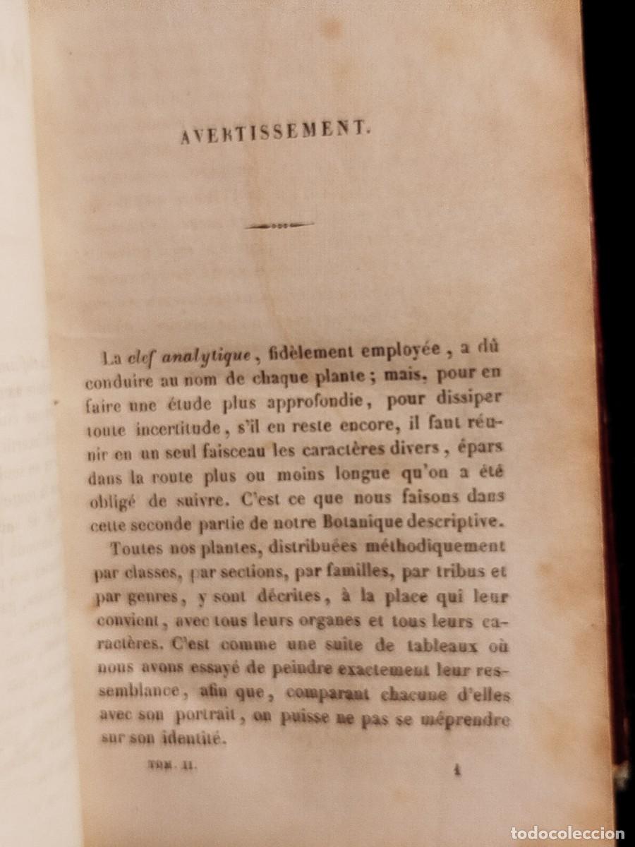 Libros antiguos: 1854. Etudes des fleurs. Botanique elementaire, descriptive et usuelle. - Foto 4
