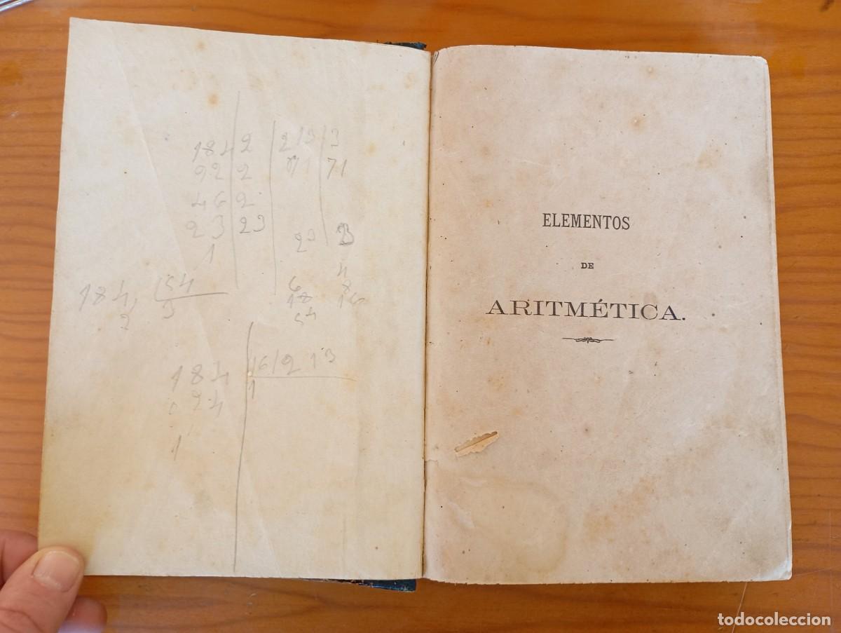 Libros antiguos: Elementos de aritm&eacute;tica Agust&iacute;n Furi&oacute; y Su&aacute;rez - Foto 2