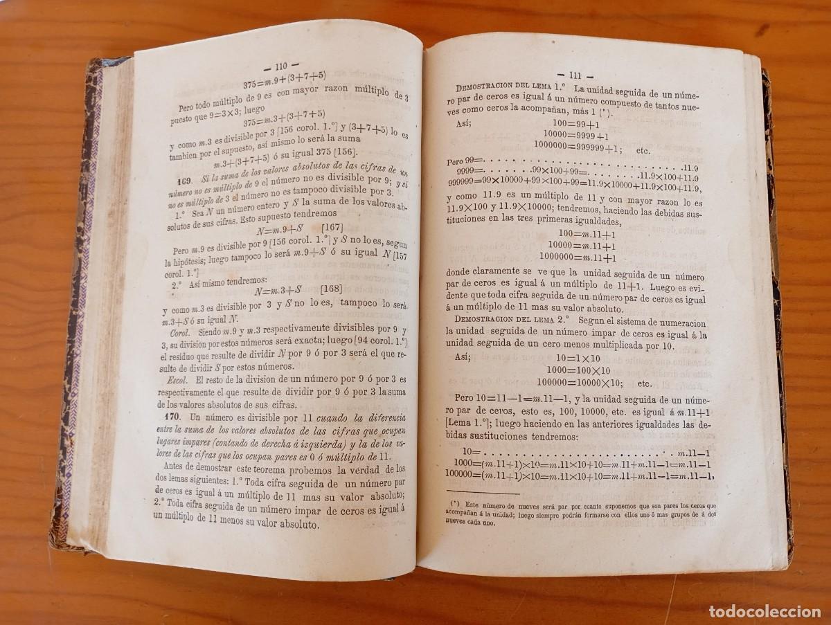 Libros antiguos: Elementos de aritm&eacute;tica Agust&iacute;n Furi&oacute; y Su&aacute;rez - Foto 4