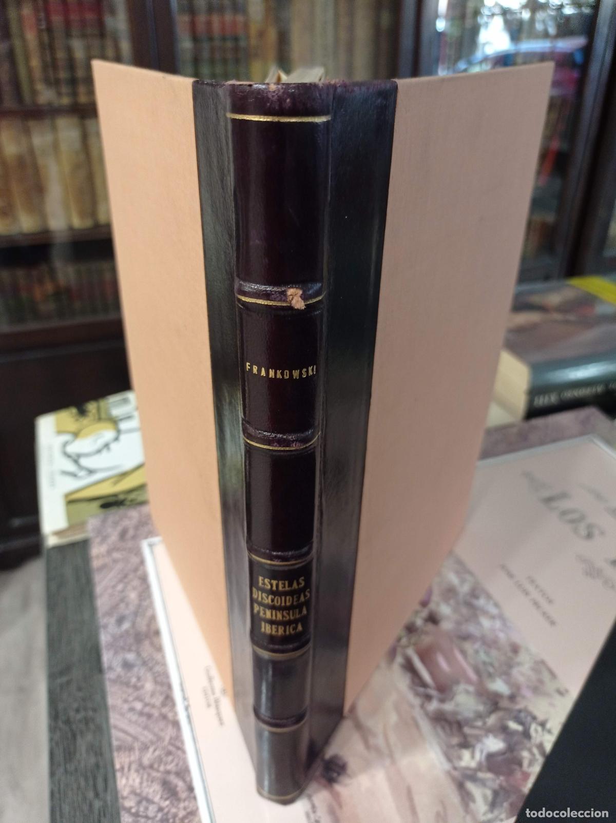 Libros antiguos: 1920 - EUGENIUSZ FRANKOWSKI. Estelas discoideas de la pen&iacute;nsula ib&eacute;rica - Foto 1