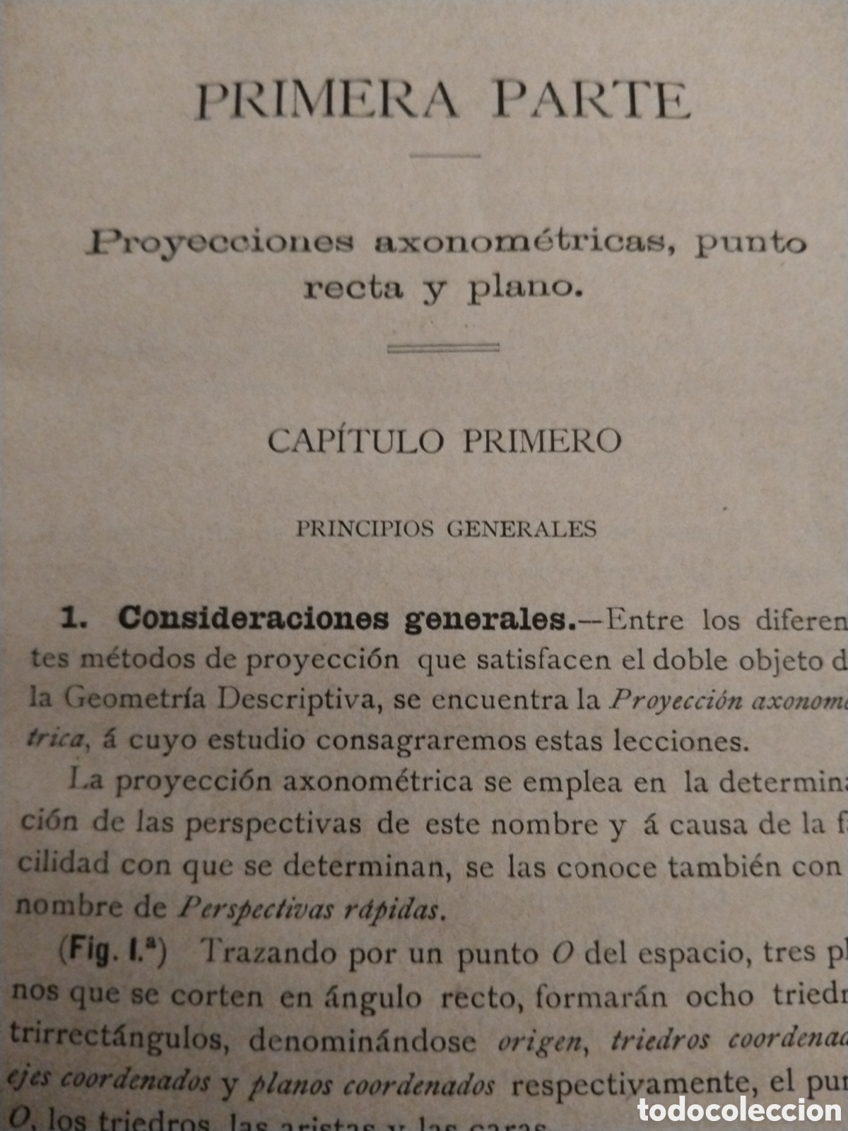 Libros antiguos: Axiometria rectangular - Foto 1