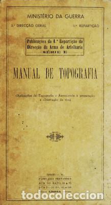 Libros antiguos: MANUAL [MILITAR] DE TOPOGRAFIA. - Foto 1
