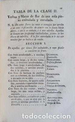 Libros antiguos: GOMEZ ORTEGA. (Casimiro) - TABLAS BOT&Aacute;NICAS, [TABULAE BOTANICAE] - Foto 2