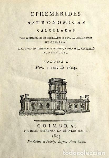 Libros antiguos: EPHEMERIDES ASTRONOMICAS - Foto 1