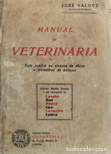 Libros antiguos: VALDEZ. (Jos&eacute;) - MANUAL DE VETERIN&Aacute;RIA. - Foto 1