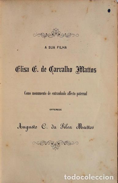 Libros antiguos: LOPES MENDES. (Ant&oacute;nio), SILVA MATTOS - O BUSSACO. - Foto 2