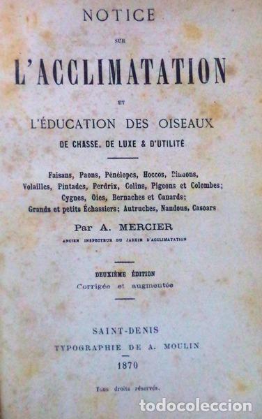 Libros antiguos: TOUCHARD. (Alfred) - GUIDE POUR &Eacute;LEVER LES FAISANS, COLINS, PERDRIX, CAILLES, - Foto 2