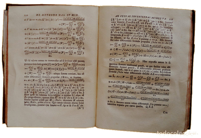 Libros antiguos: EULER. (L&eacute;onard) - METHODUS INVENIENDI LINEAS CURVAS - Foto 3