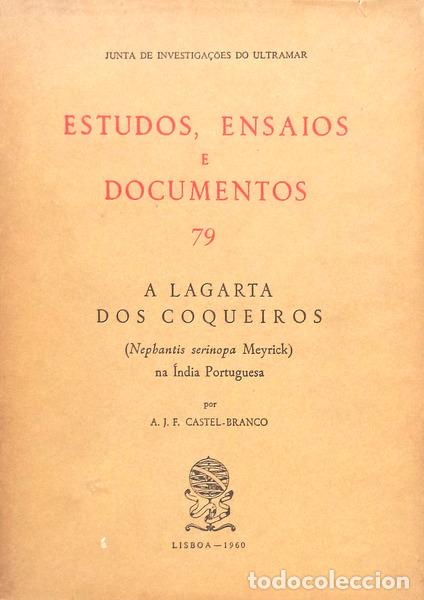 Libros antiguos: CASTEL-BRANCO. (A. J. F.) - A LAGARTA DOS COQUEIROS. - Foto 1