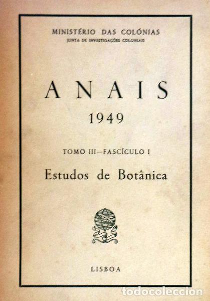 Libros antiguos: ESTUDOS DE BOT&Acirc;NICA. - Foto 1