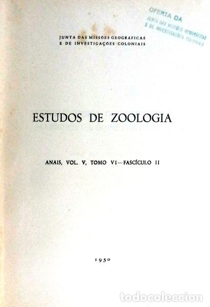 Libros antiguos: ESTUDOS DE ZOOLOGIA. - Foto 2